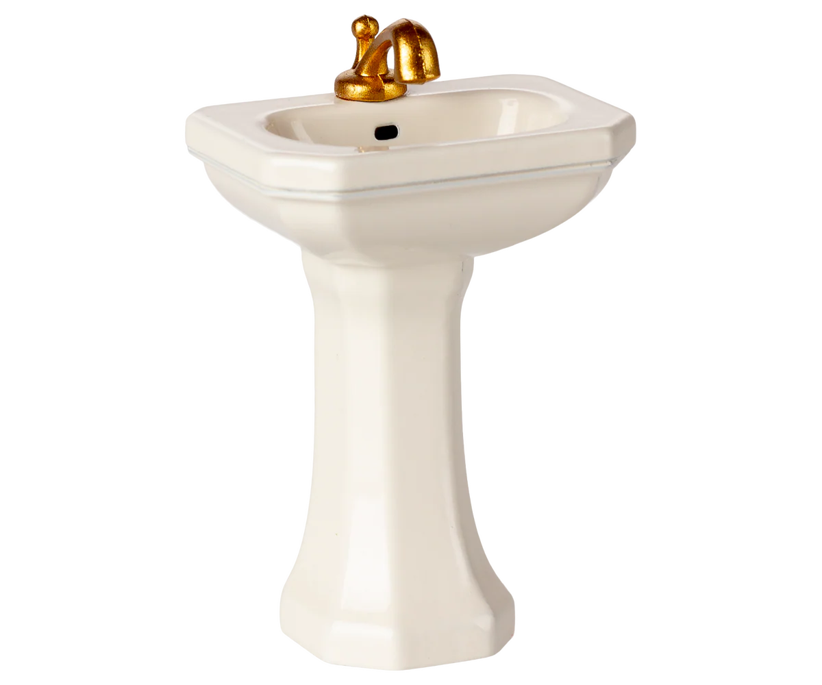 Mouse Bathroom Sink-Off White