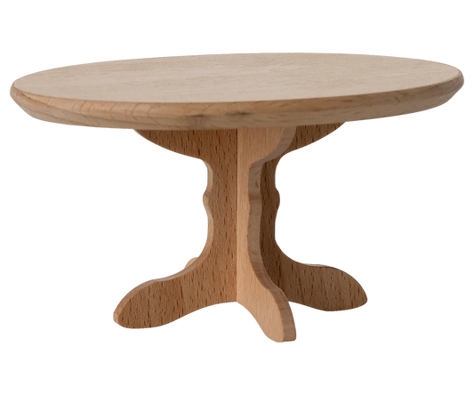 Oval Mouse Dining Table-Natural