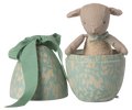 Easter Egg with Micro Lamb - Dusty Mint