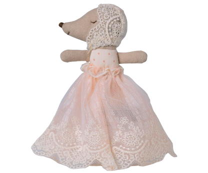 Baby Mouse in Gown - Powder