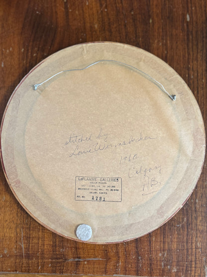 Round Embroidery Art