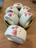 Rose Napkin Rings-Set of 6