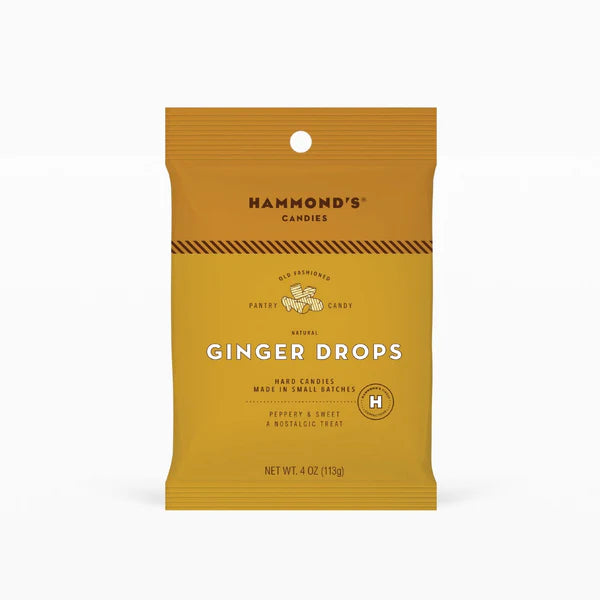 Natural Ginger Drop Bag 4oz