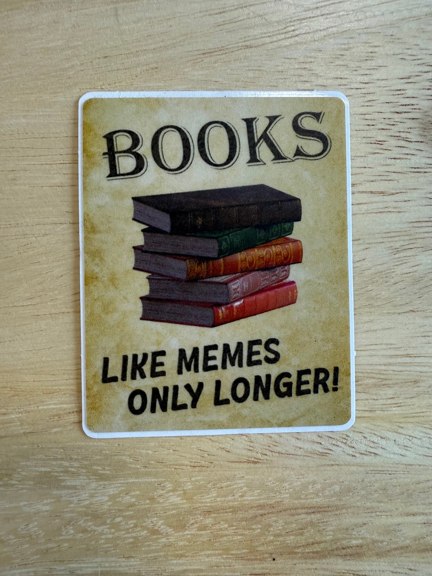 Books & Memes Sticker