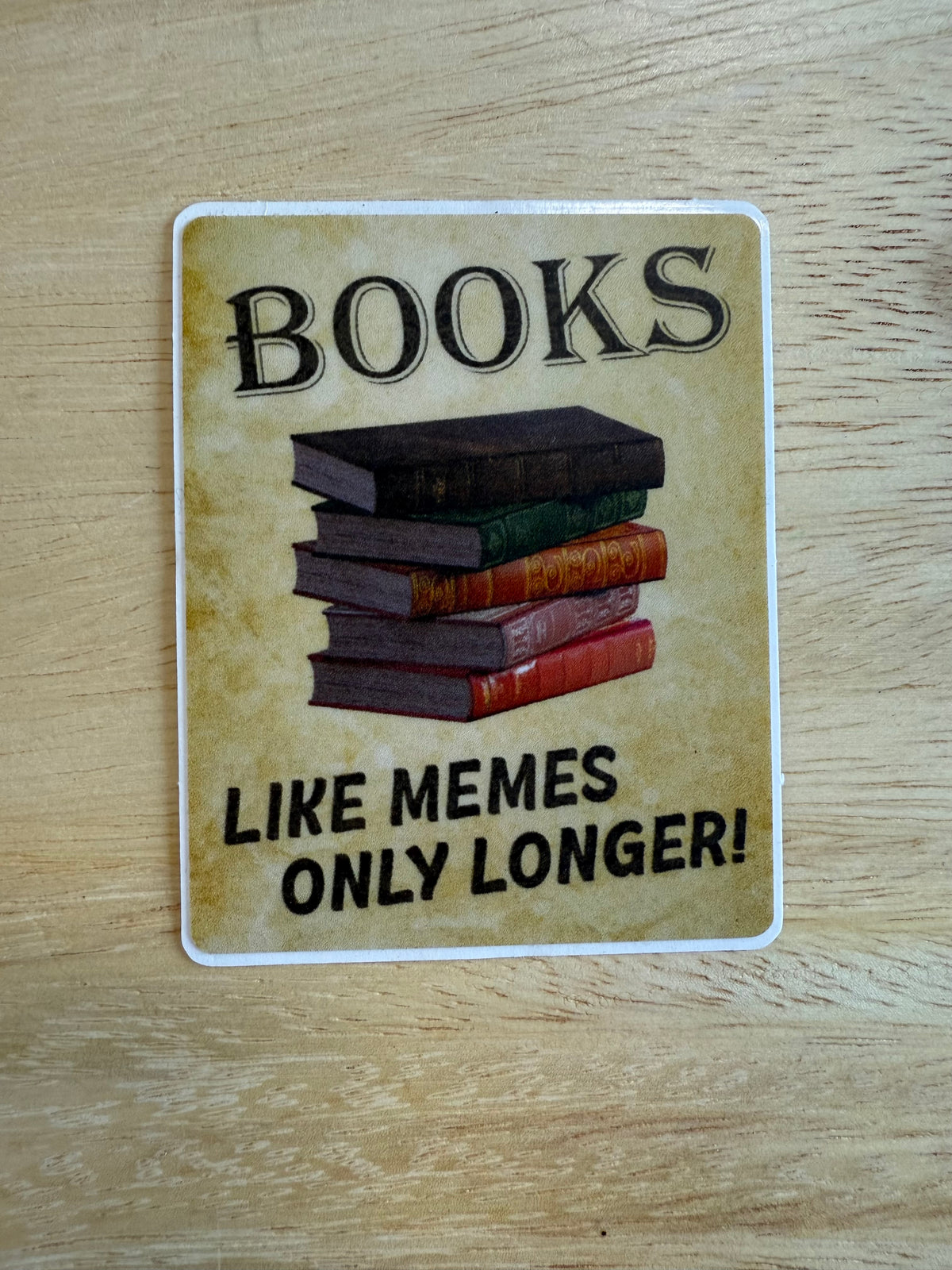 Books & Memes Sticker