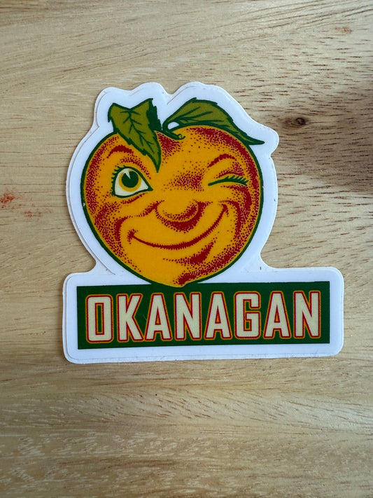 Okanagan Peach Sticker