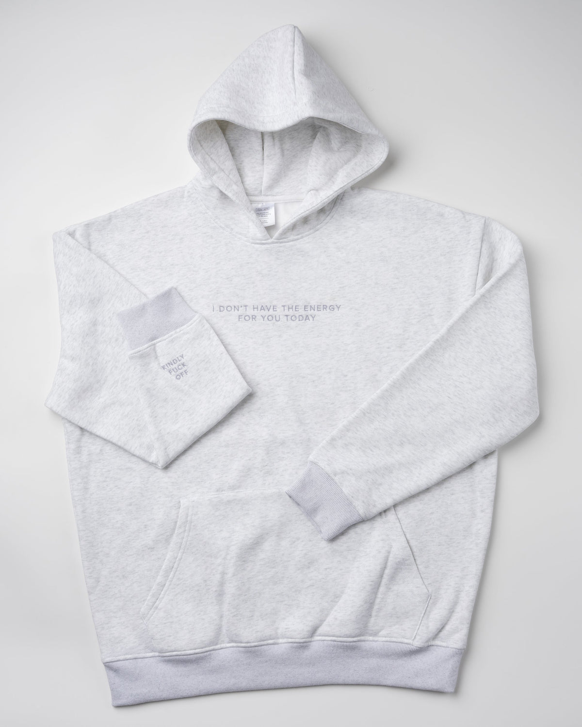 Energy For You Grey Hoodie