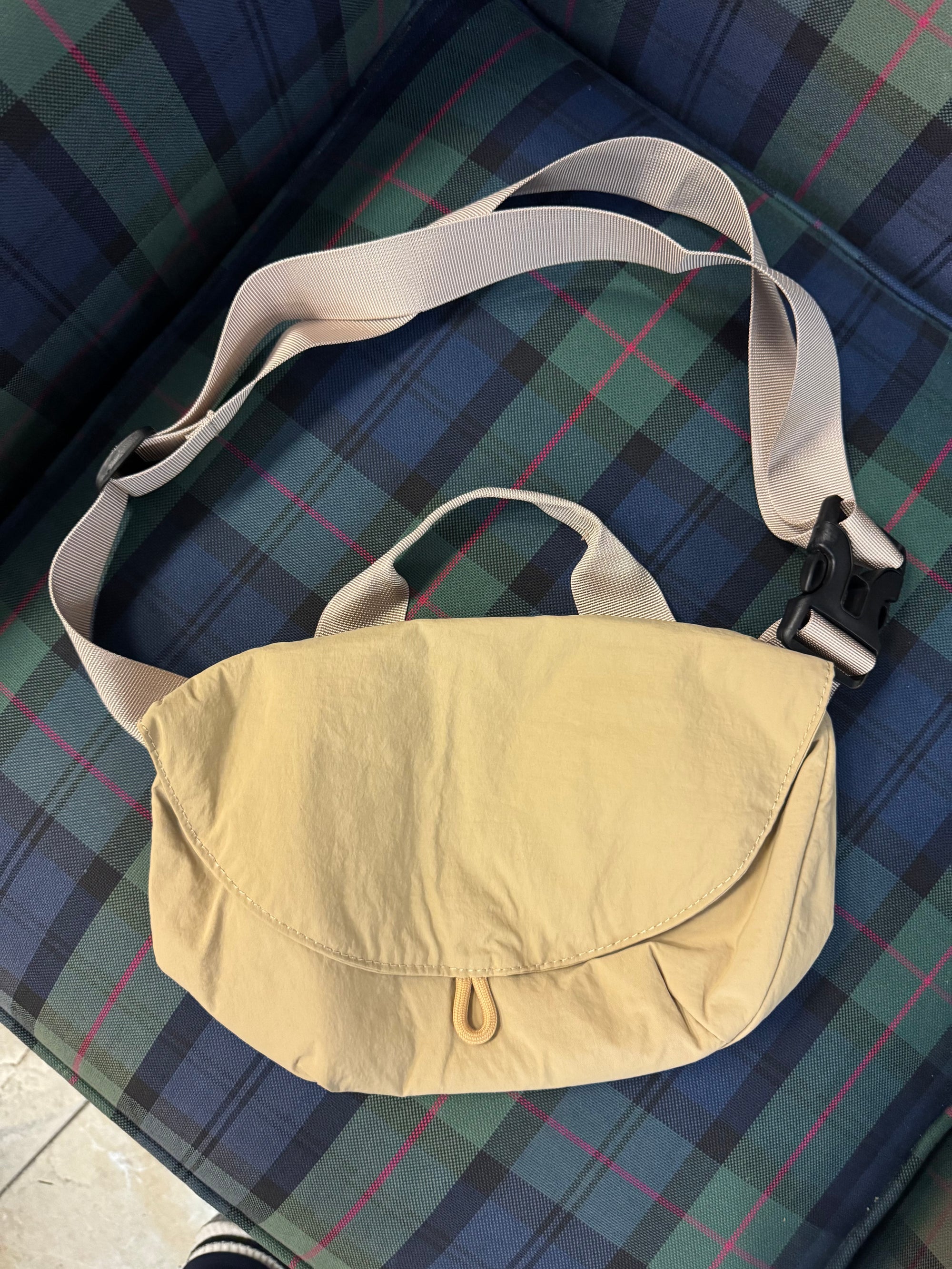 Nylon Crossbody Bag with Handle