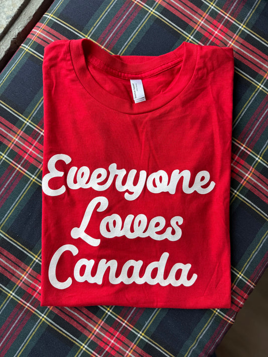 EveryONE Loves Canada Red Tee