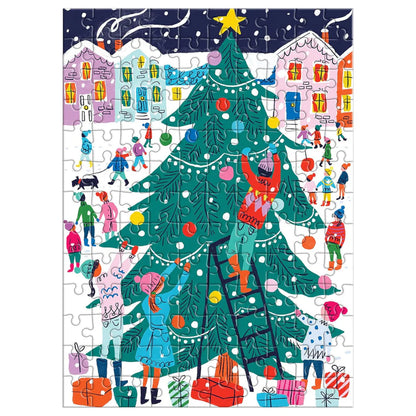 Tree Decorating 130 Piece Puzzle Ornament