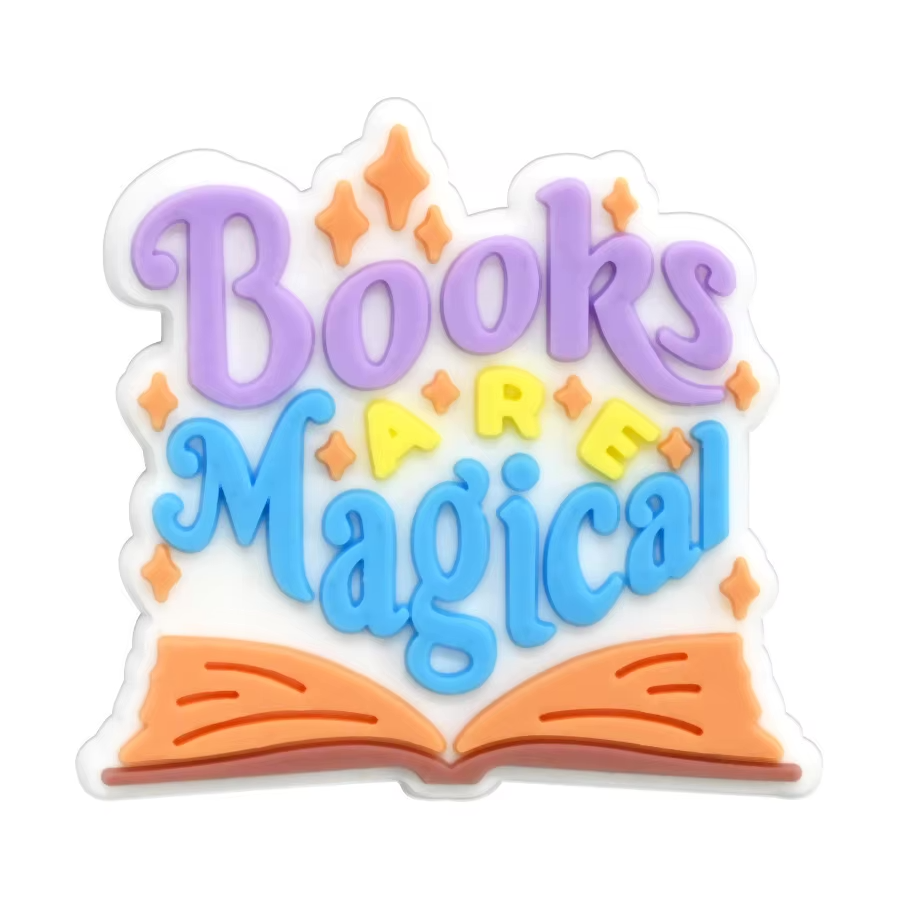 Clog Charms-Book Lover