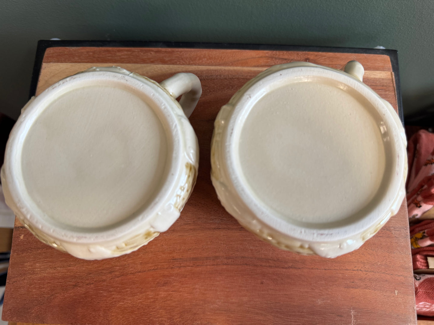 Vintage Fishing Mugs-Set of 2