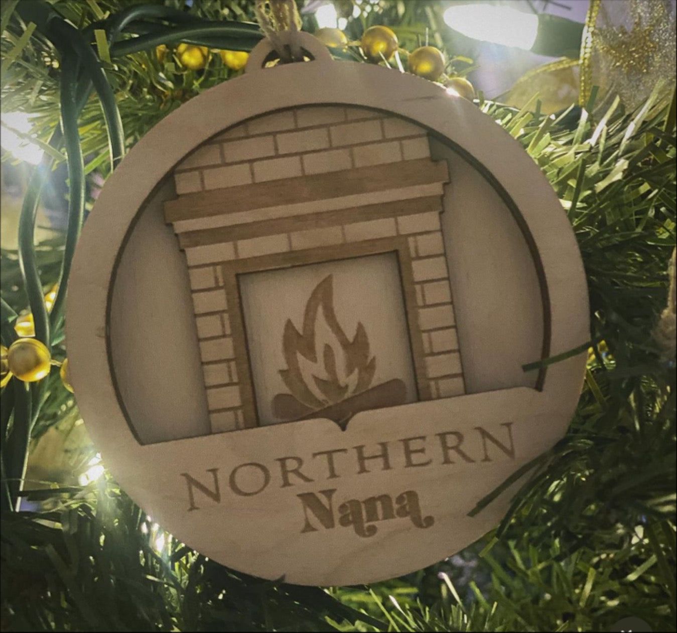 Northern Nana Wood Ornament