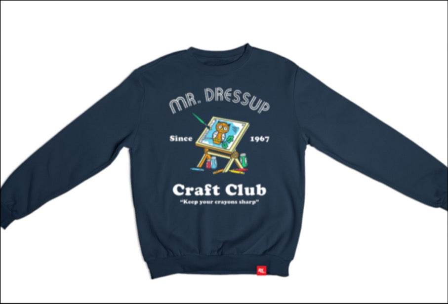 Mr. Dressup Sweatshirt-Navy  is