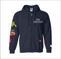 Mr. Dressup Full Zip Hoodie-Navy