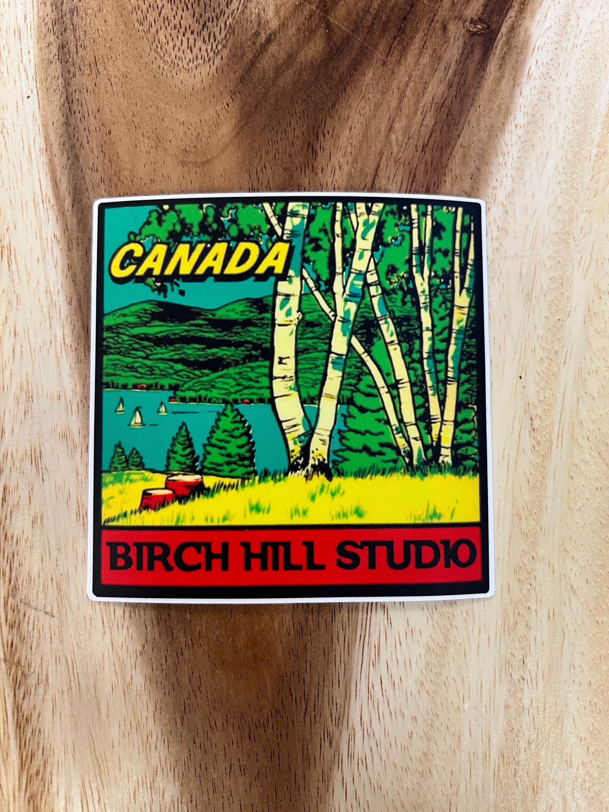 Birch Hill Studio Trees Sticker
