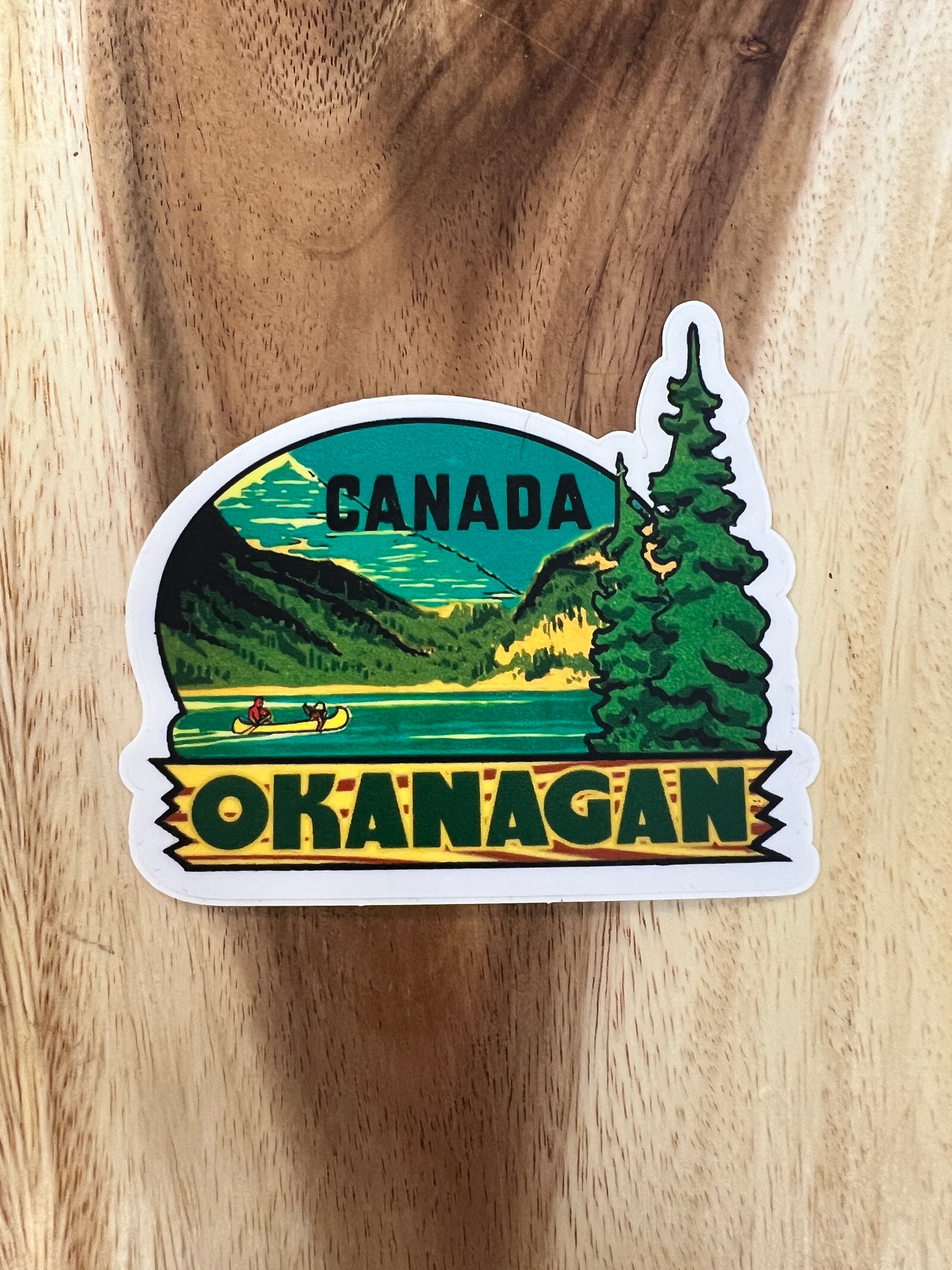 Okanagan Canoe Sticker