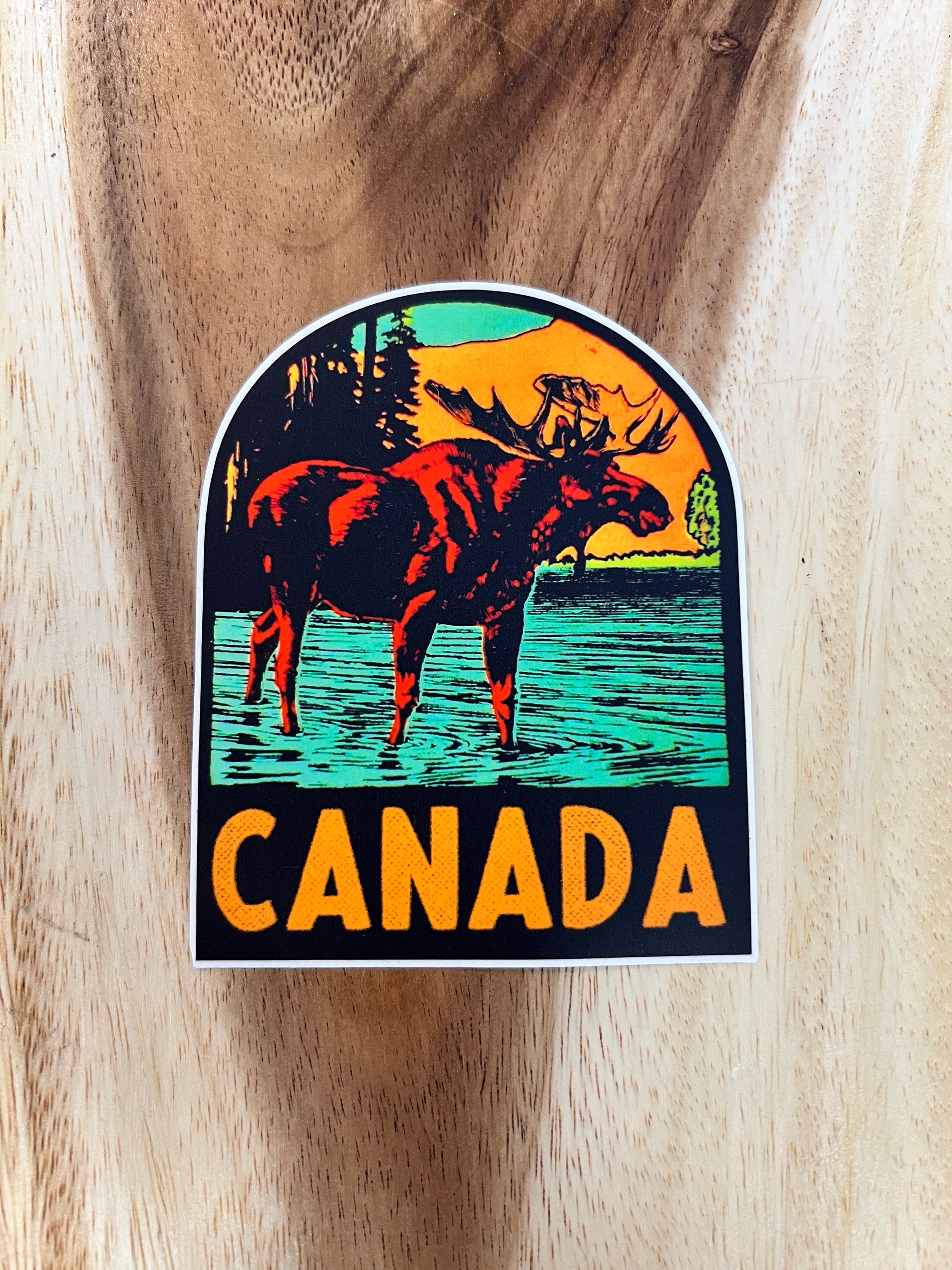 Canada Moose Sticker