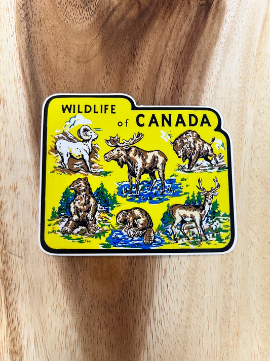 Wildlife of Canada Sticker