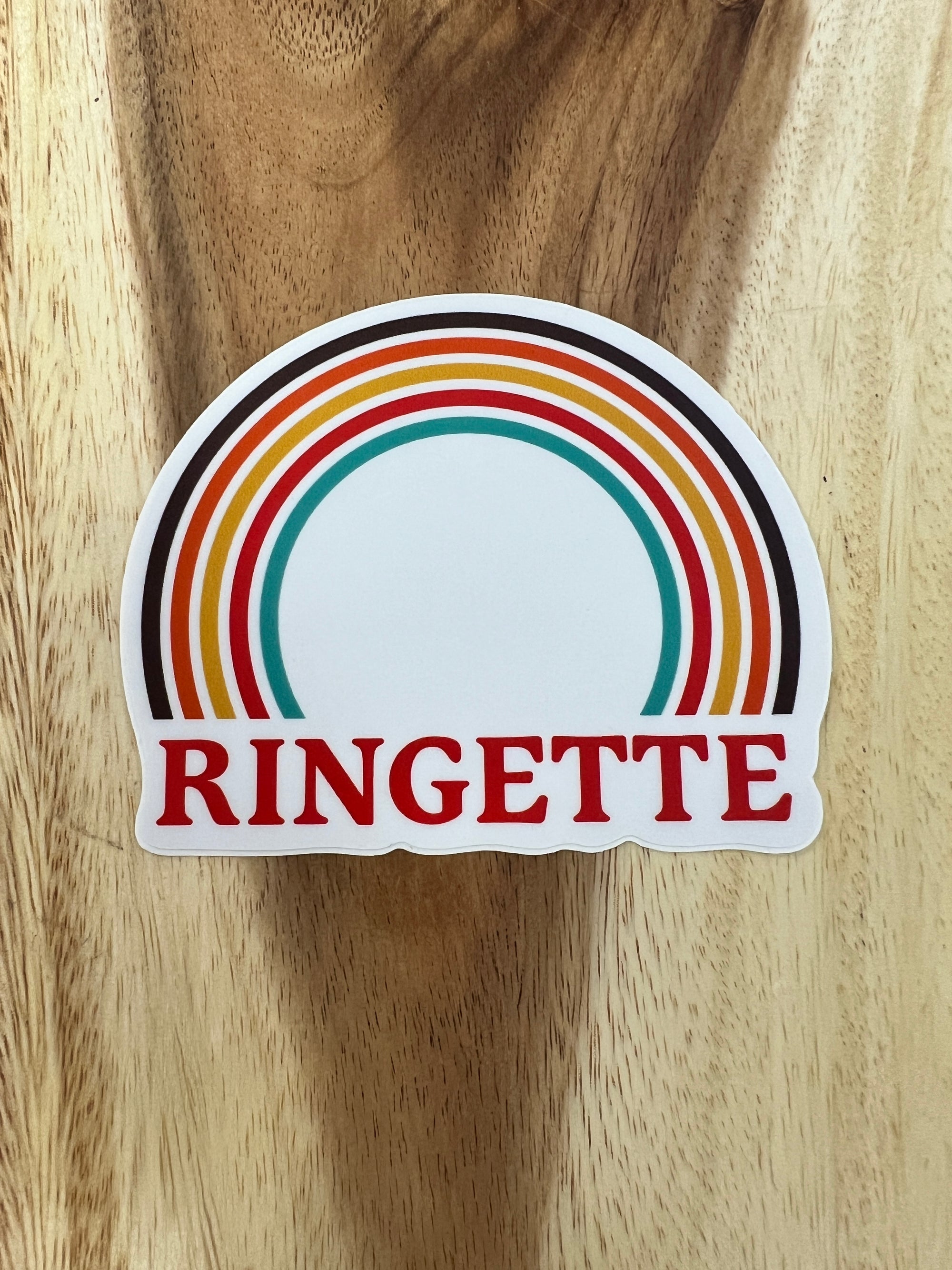 Ringette Rings Sticker
