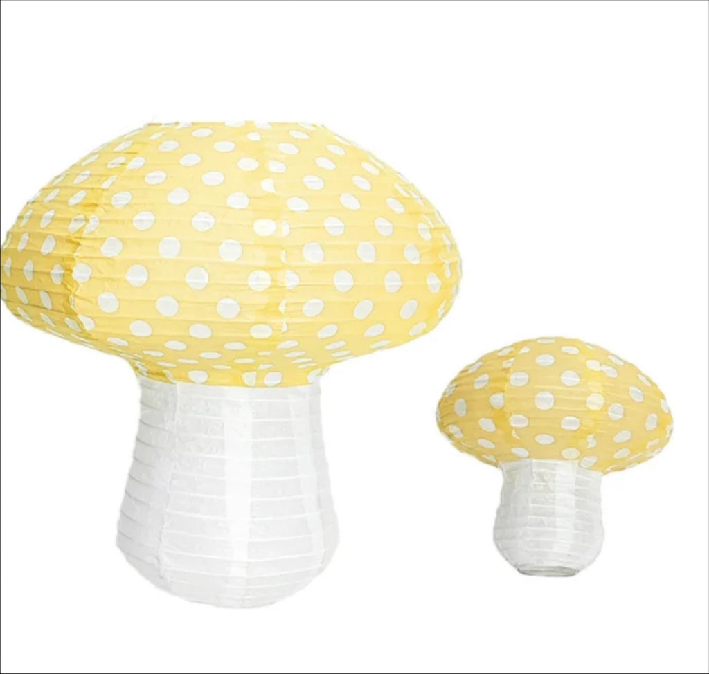 Mushroom Paper Lantern-set of 3
