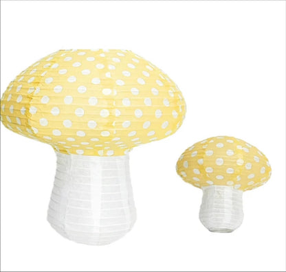 Mushroom Paper Lantern-set of 3