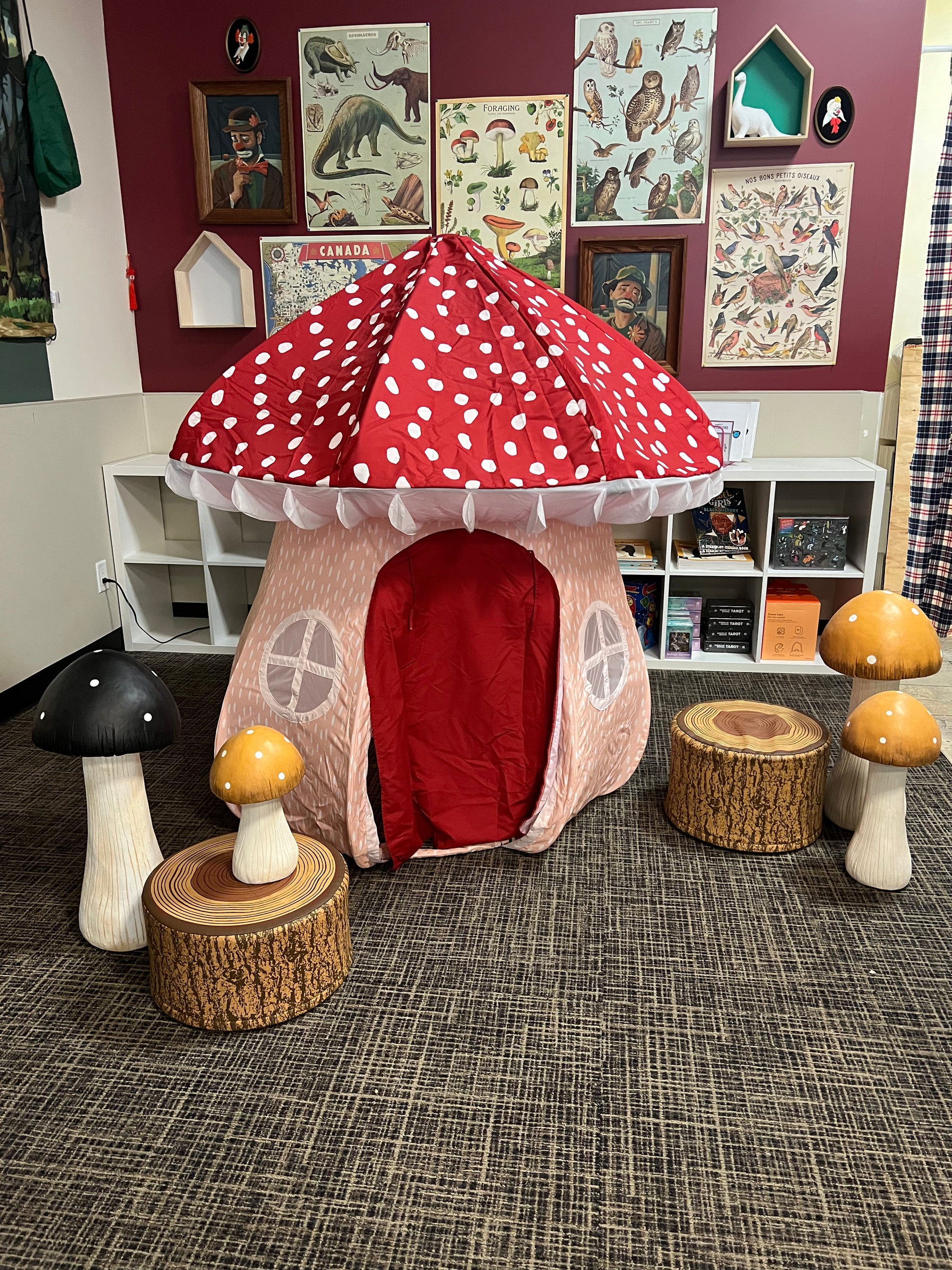 mushroom tent Kids Mushroom Tent – Birch Hill Studio