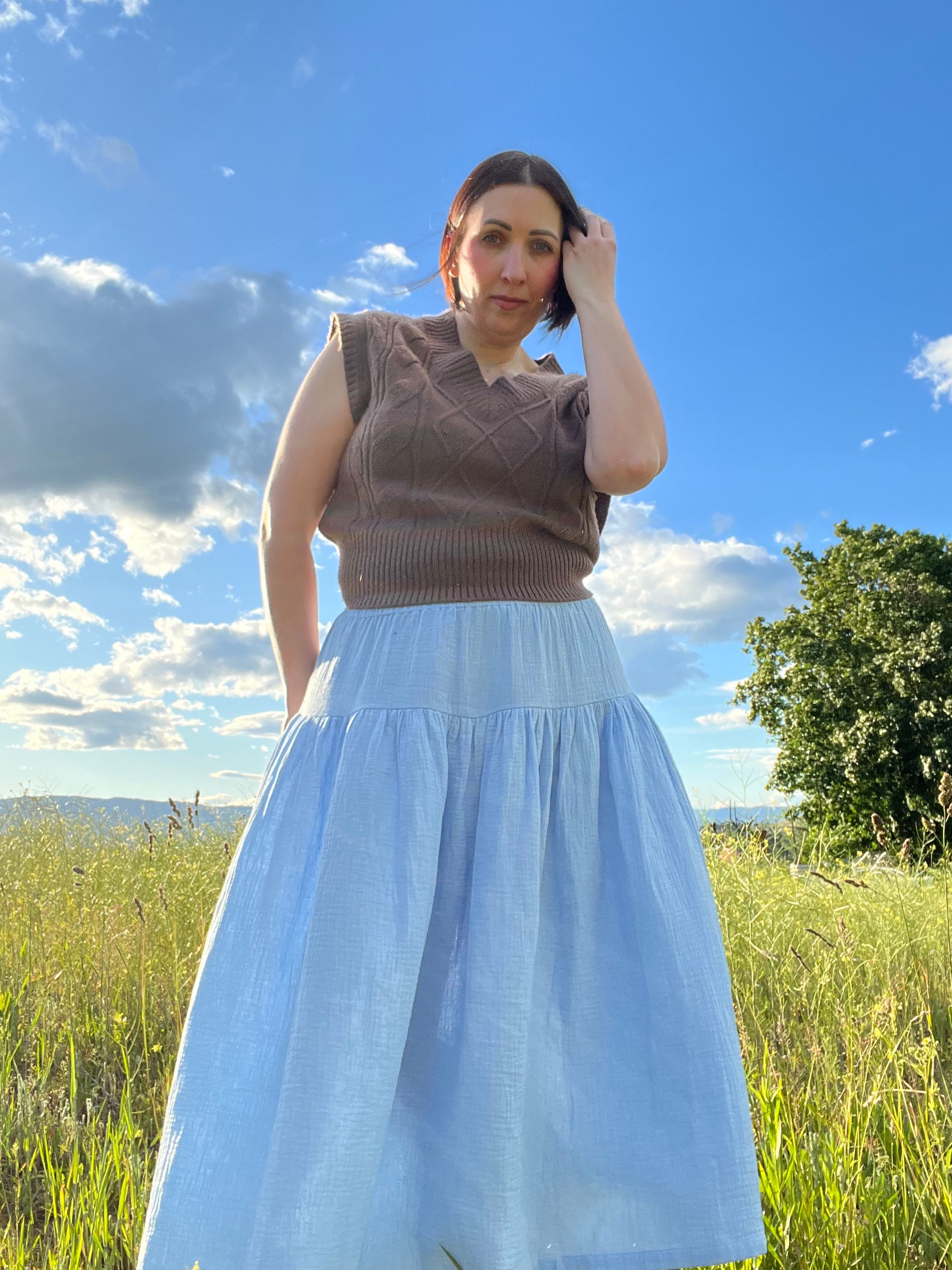 Maxi Peasant Skirt Birch Hill Studio