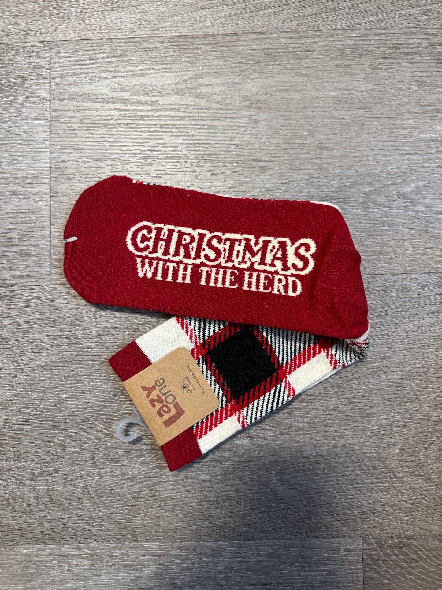 Christmas with the Herd Adult Socks