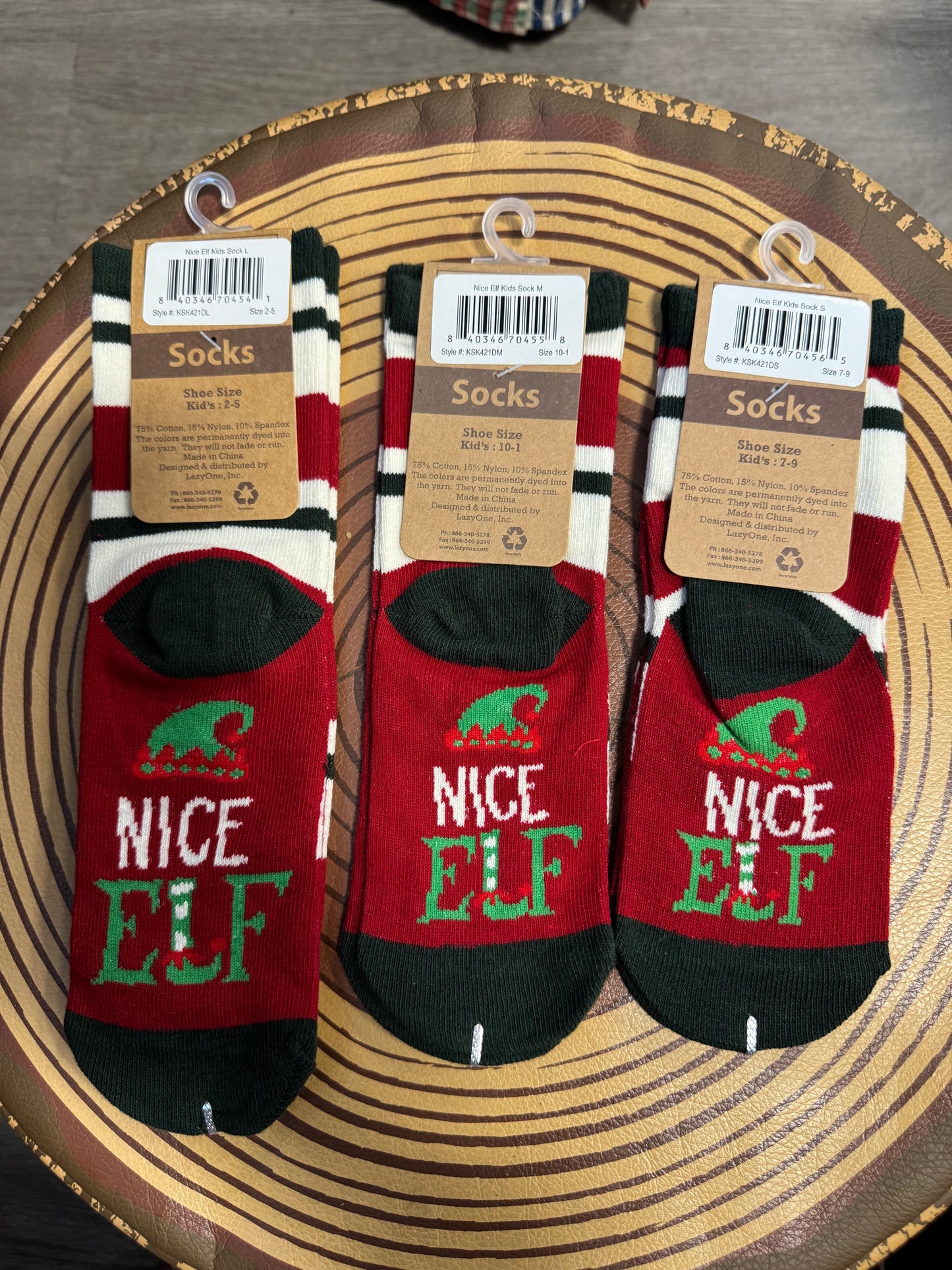 Nice Elf Kids Socks
