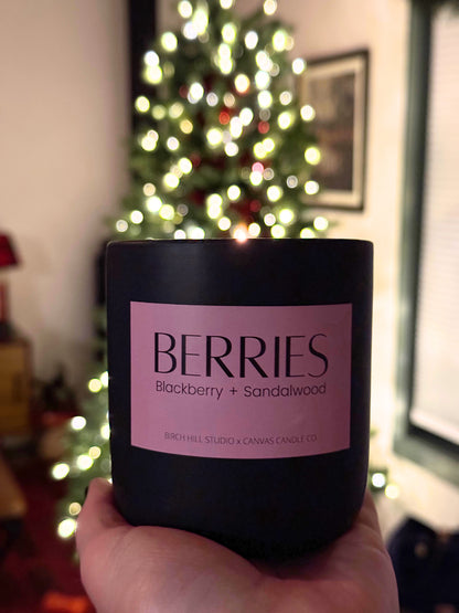 BERRIES Candle - Blackberry + Sandalwood