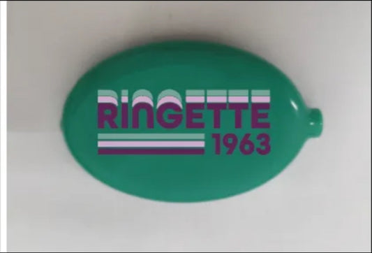 Ringette Rubber Squeeze Coin Pouch