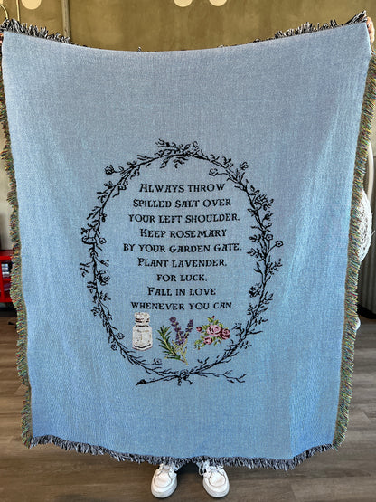 Practical Magic Knit Blanket