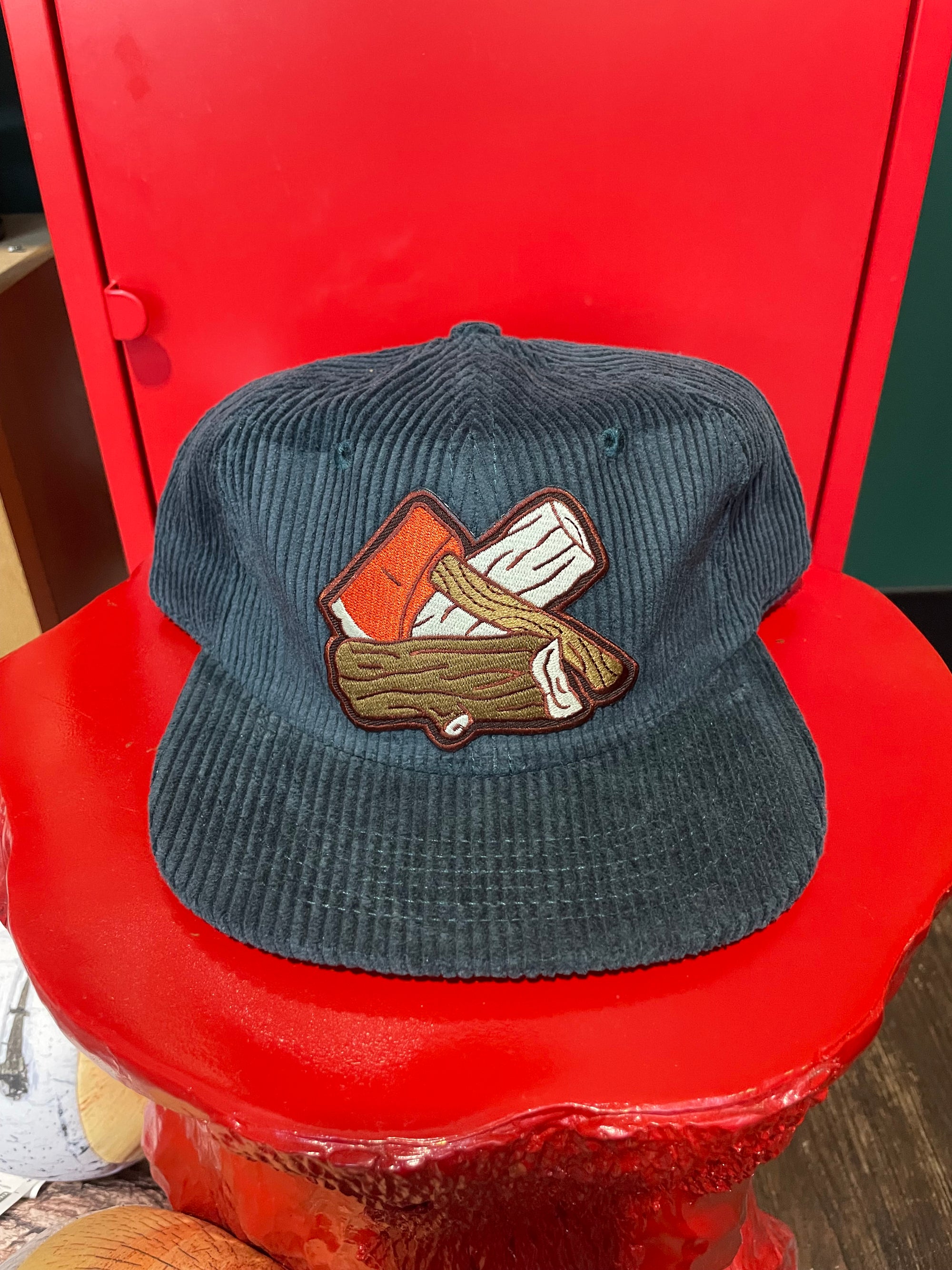 Axe + Log Corduroy Hat