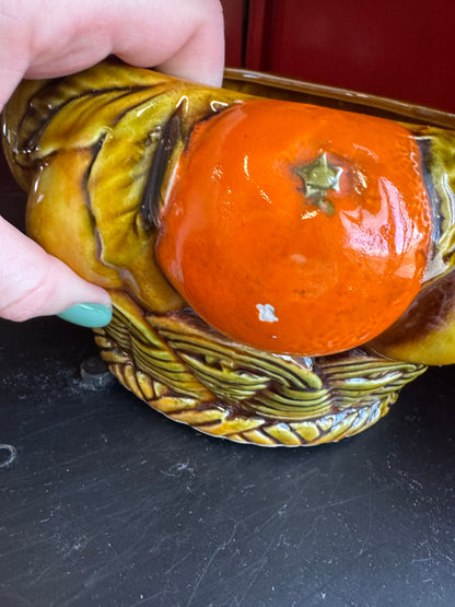 "Orange Spice" Ceramic Canister