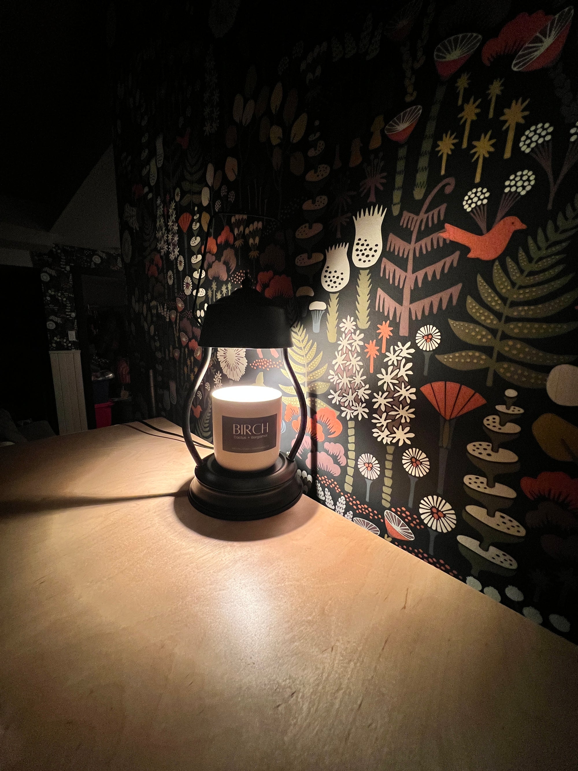 Lantern Candle Warmer Black