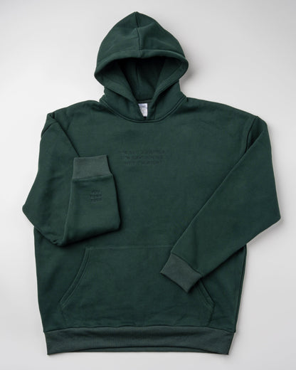 Not Arguing Green Hoodie