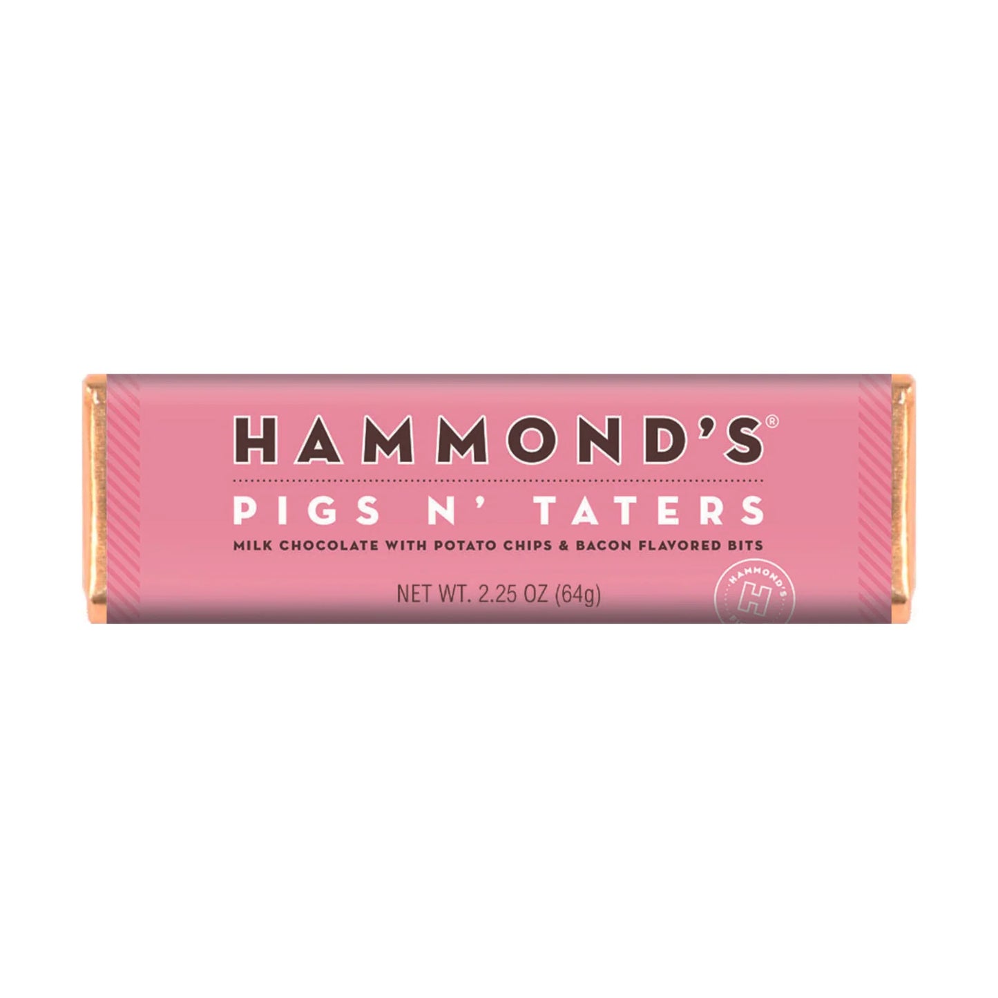 HAMMOND'S Pigs N' Tators Milk Chocolate Bar