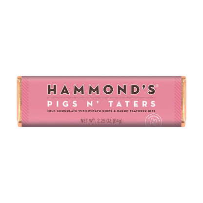 HAMMOND'S Pigs N' Tators Milk Chocolate Bar