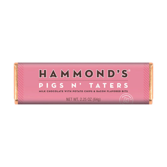 HAMMOND'S Pigs N' Tators Milk Chocolate Bar