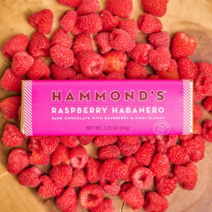 HAMMOND'S Raspberry Habanero Dark Chocolate Bar
