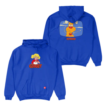 Inspector Gadget Penny & Brain Hoodie-Blue