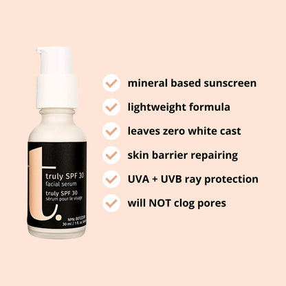 Truly SPF 30 Facial Serum 1 oz.