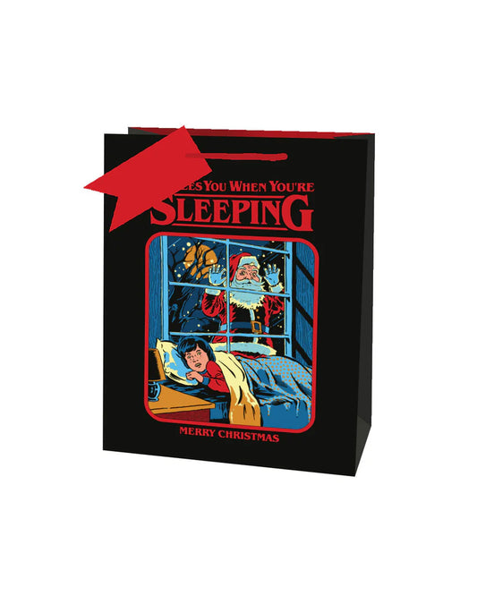 He Sees You When You're Sleeping Gift Bag-Small