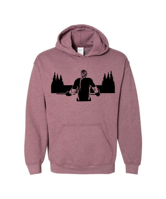 Black Silhouette Hoodie
