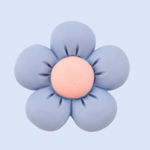 Clog Charms-3D Flowers