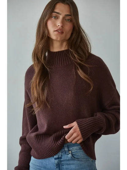 Mock Neck Long Sleeve