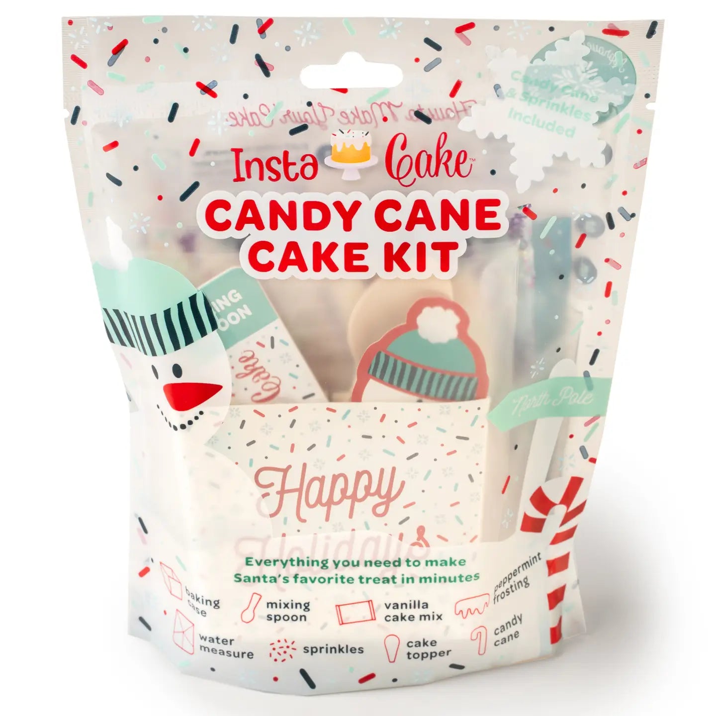 Christmas Candy Cane Cake Mix Kit
