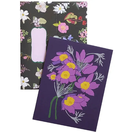 Manitoba Prairie Crocus Greeting Card