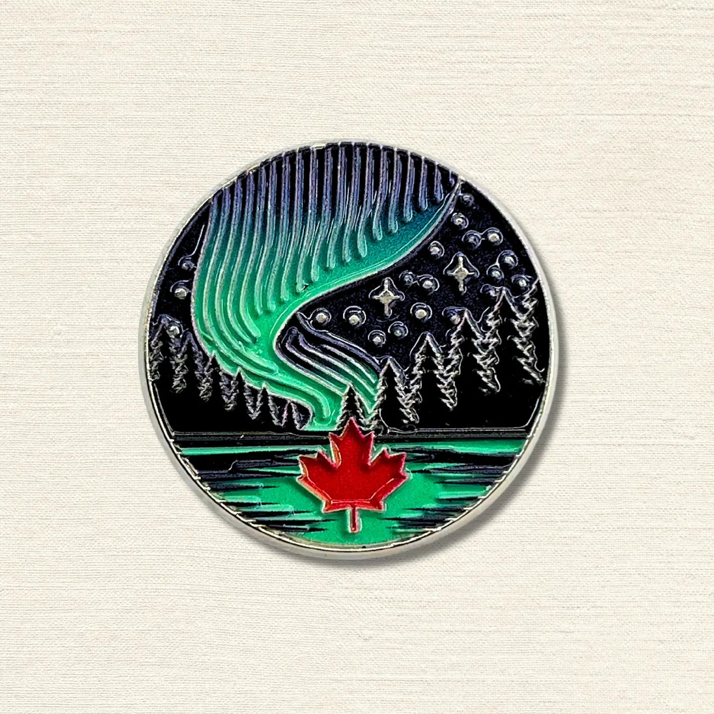 Aurora Canada Enamel Pin